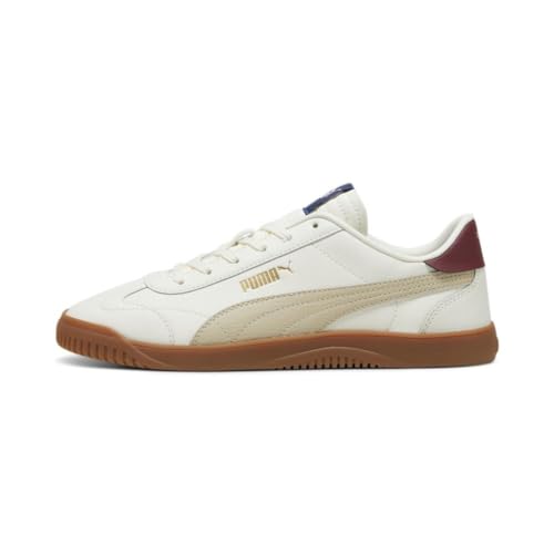 PUMA Mens Club 5v5 Sneaker, Warm White-Putty-Team Regal Red-Clyde Royal, 13