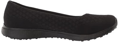 Skechers Women's Microburst One up Fashion Sneaker,black,6.5 W US