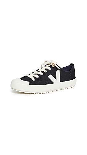 Veja Women's Nova Sneakers, Black/Pierre, 5 Medium US