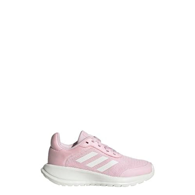 adidas Tensor Run 2.0 Shoe, Clear Pink/Chalk White/Clear Pink (Lace-Up), 6 US Unisex Big Kid