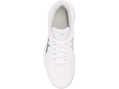 ASICS Women's Gel-Game 7 Tennis Shoes, 5, White/Silver