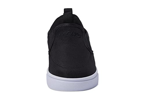 HEELYS J3t Wheeled Heel Shoe, Black/White, 7 US Unisex Little Kid