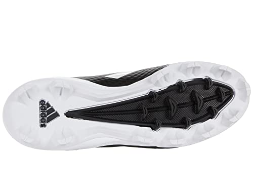 adidas Women's Purehustle 2 MD Baseball Shoe, Black/White/White, 7.5