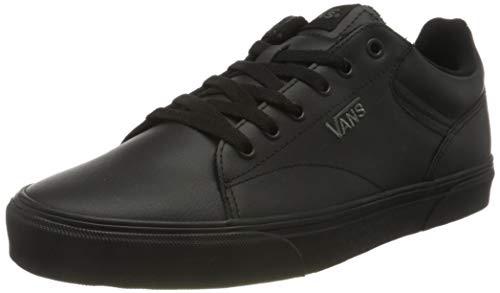 Vans Men's Sneaker, Tumble Black Black, 7