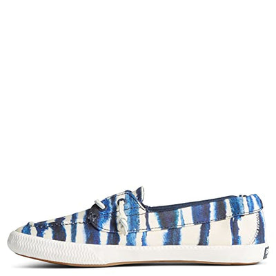 Sperry Women's Lounge Away 2 Tie-Dye Navy Boat Shoe 10 M US