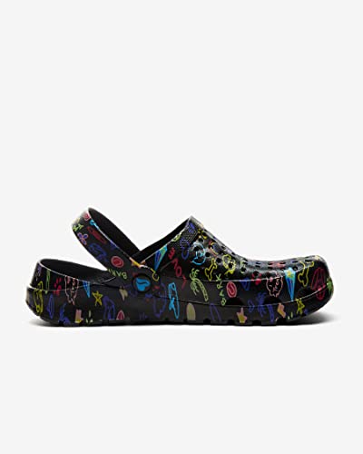 Skechers Foamies FootstepsOodles of Doodles Womens Slip On 9 BM US BlackMulti