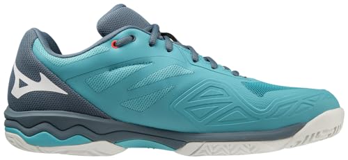 Mizuno Men's Exceed Light Sneaker, Maui Blue-White, 9