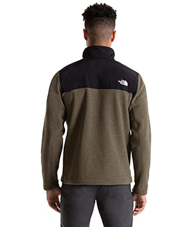 THE NORTH FACE Men's Sun Rise Quarter Zip Sweatshirt, New Taupe Green Heather, 2X