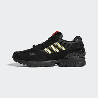 adidas Mens Original ZX 8000 Boost Running Shoes Black/Black (8, Numeric_8)