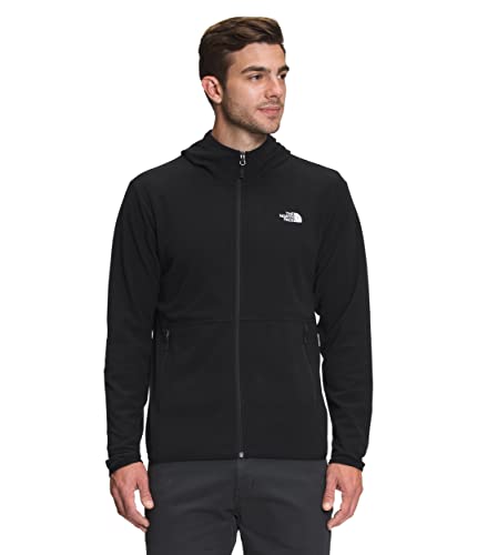 The North Face Men's TKA Glacier Full Zip Hoodie, TNF Black, L