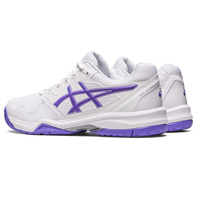 ASICS Women's Gel-Dedicate 7 Tennis Shoes, 11.5, White/Amethyst