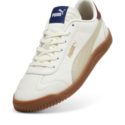 PUMA Mens Club 5v5 Sneaker, Warm White-Putty-Team Regal Red-Clyde Royal, 13