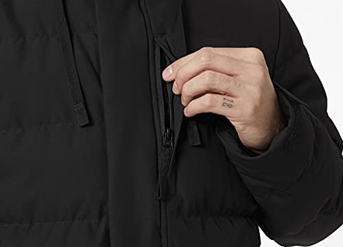 Helly-Hansen Mens Sustainable Mono Material Puffy Jacket, 990 Black, Medium