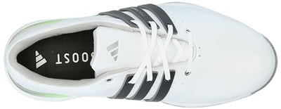 adidas Women's Tour360 24 Golf Shoes, Footwear White/Core Black/Green Spark, 9