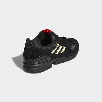 adidas Mens Original ZX 8000 Boost Running Shoes Black/Black (8, Numeric_8)