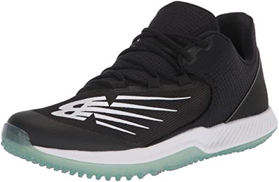 New Balance mens Fuelcell 4040 V6 Turf-trainer Baseball Shoe, Black/White, 7.5 US