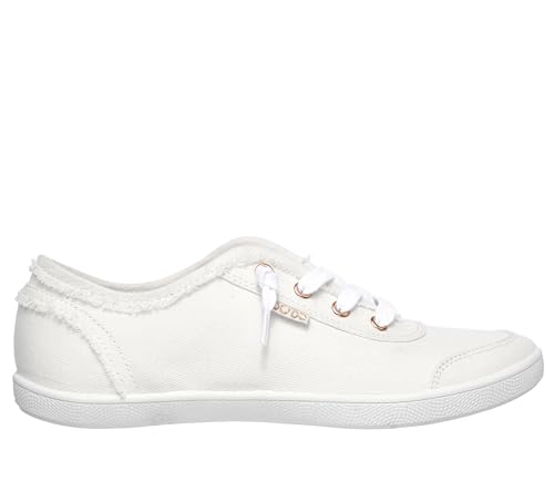 Skechers womens Bobs B Cute Sneaker, White, 9 US