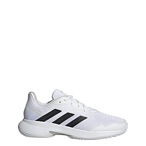 adidas Court Jam Control Footwear White/Core Black/Matte Silver 8 D (M)