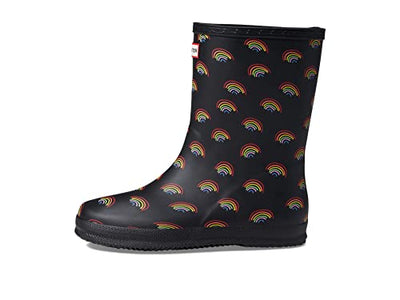 Hunter Girl's Original First Classic Boot (Toddler/Little Kid) Mini Rainbow Print 12 Little Kid M