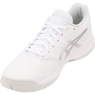 ASICS Women's Gel-Game 7 Tennis Shoes, 5, White/Silver