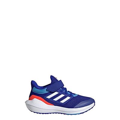 adidas Ultrabounce Running Shoe, Lucid Blue/White/Pulse Blue (Elastic), 2 US Unisex Little Kid