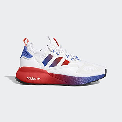 adidas ZX 2K Boost Shoes Kids', White, Size 5.5