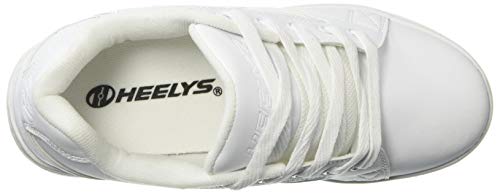 HEELYS Unisex-Kid's Propel 2.0 Tennis Shoe, White, 7 M US Big Kid