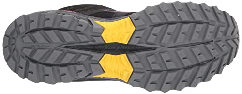 Saucony Women's S10584-20 Excursion TR 14 Running Shoe, Black | Purple | Yellow - 10.5 M US