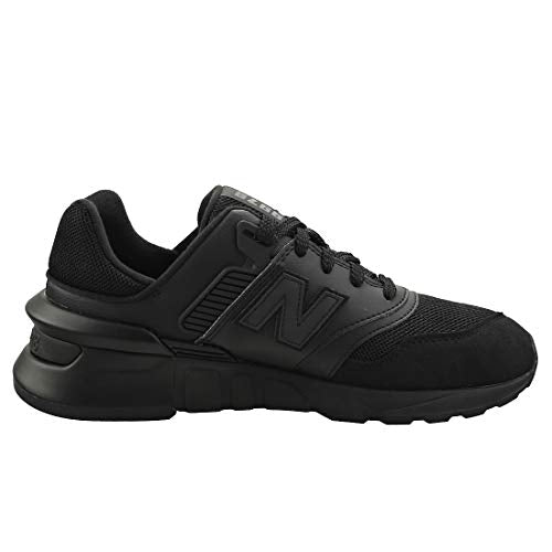 New Balance Mens 997 Running Style Sneakers Black 9.5