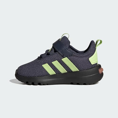 adidas unisex-child Racer TR23 Shadow Navy/Pulse Lime/Core Black 4.5