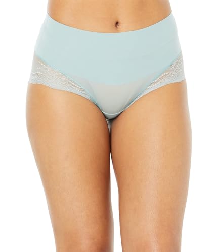 SPANX Shapewear For Women Undie-Tectable Lace Hi-Hipster Panty Sea Salt SM