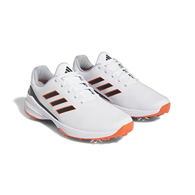 adidas ZG23 Lightstrike Golf Shoes Footwear White/Core Black/Semi Solar Red 10.5 E - Wide