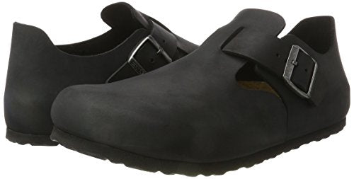 Birkenstock Original London Oiled Leather Regular Width, Black L8 M6 39,0