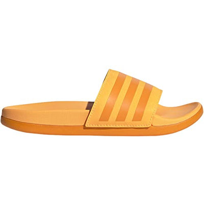 adidas boys Adilette Comfort Slide, Flash Orange-orange Rush, 3 Big Kid