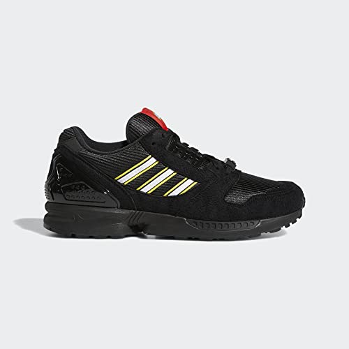 adidas Mens Original ZX 8000 Boost Running Shoes Black/Black (8, Numeric_8)