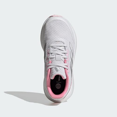 adidas Girl's RunFalcon 3.0 (Little Kid/Big Kid) Dash Grey/Silver Metallic/Bliss Pink 6.5 Big Kid M