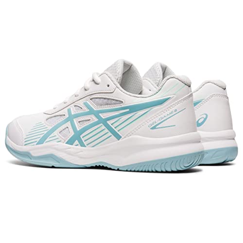 ASICS Gel-Game 8 GS (Little Kid/Big Kid) White/Smoke Blue 3 Little Kid M