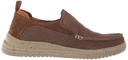 Skechers USA Men's Men's Proven-Renco Loafer, BRN, 12