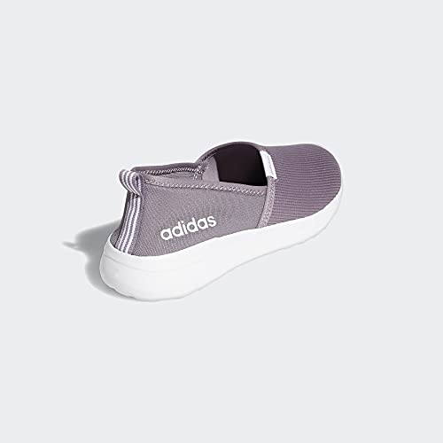 adidas Women's Lite Racer Slip-On Shoes, Purple/White 11