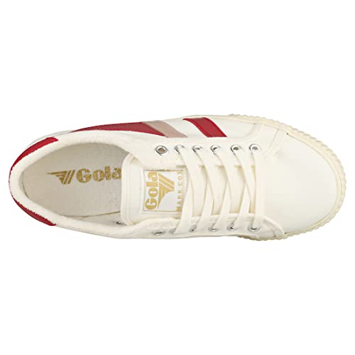 Gola Women's Sneaker, Off White Raspberry Blossom, 6