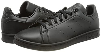 adidas Men's Stan Smith Sneaker, Core Black Core Black Cloud White, 10.5 UK