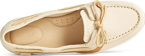 Sperry Starfish Pin Perf Tan 7.5 M (B)