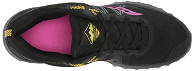 Saucony Women's S10584-20 Excursion TR 14 Running Shoe, Black | Purple | Yellow - 10.5 M US