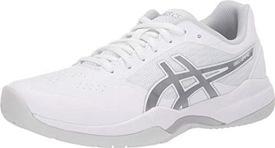 ASICS Women's Gel-Game 7 Tennis Shoes, 5, White/Silver