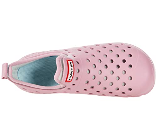 Hunter Original Lightweight Outdoor Shoe with Ventilating Perforation Details - Slip-On Style and Stretch Fabric Lining Shoes for Little and Big Kid (Girls, Boys) Foxglove/Spearmint 4 Big Kid M