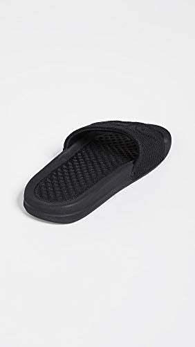 Athletic Propulsion Labs (APL) Women's Big Logo Techloom Slide Slipper, Black, 6