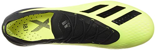 adidas Men's X 18.1 FG Soccer Cleat, 9.5 D(M) US, Football Solar Yellow/Core Black/Cloud White