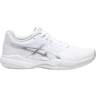 ASICS Women's Gel-Game 7 Tennis Shoes, 5, White/Silver