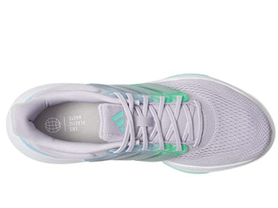 adidas Women's Ultrabounce Sneaker, Silver Dawn/Silver Metallic/Pulse Mint, 10.5