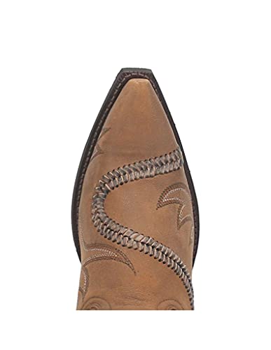 Laredo Men's Bucklace Western Boot Snip Toe Tan 8 D